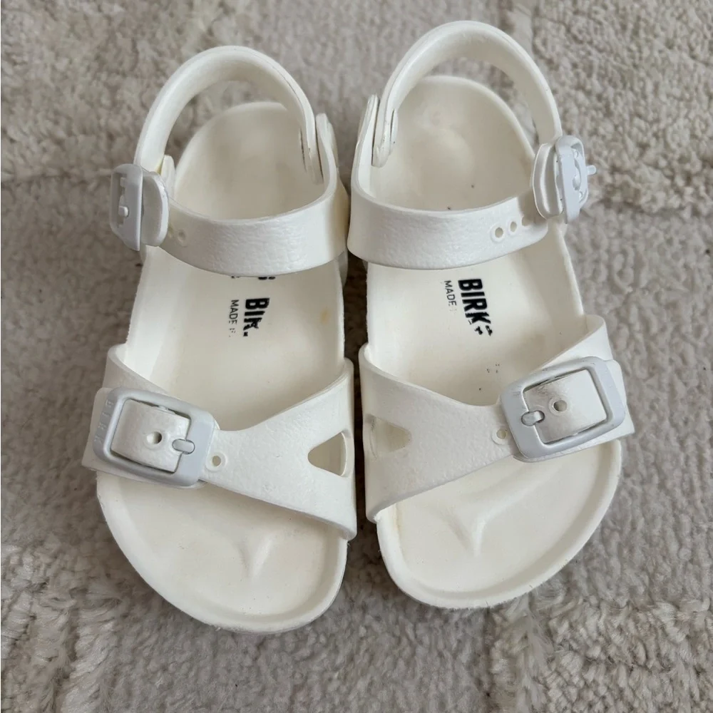 Kids Birkenstocks White Shoes